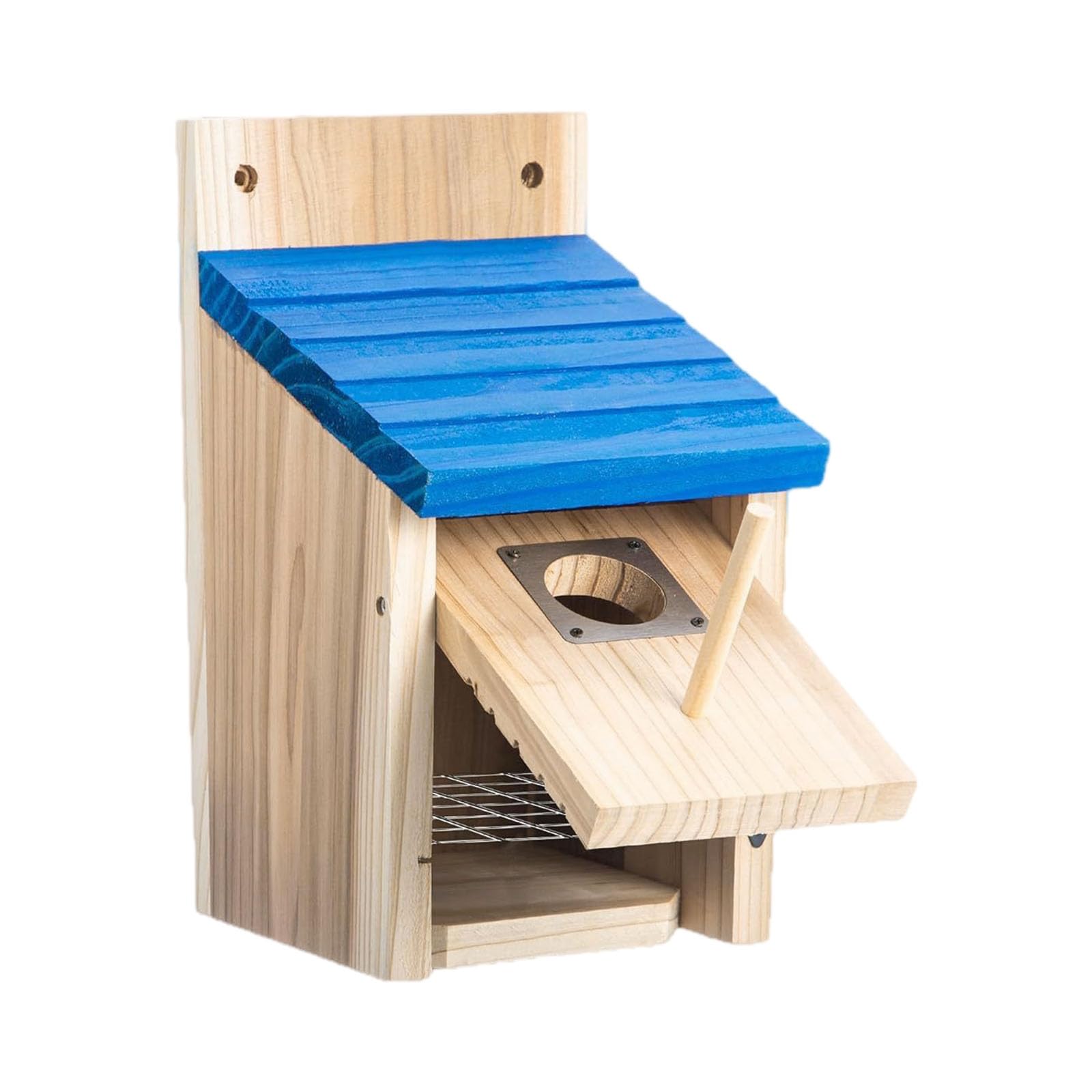 Ljmyy Thickened Wooden Hanging Bird House Nesting Box For WildBird Safe Breeding Shelter Nest for Outdoor Wild Bird Use