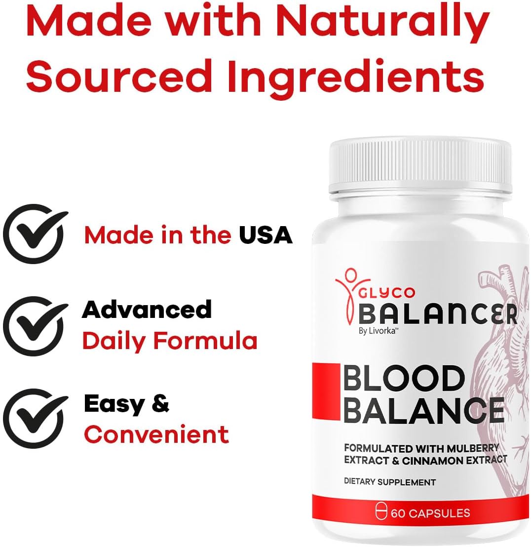 (2 Pack) Glyco Balancer Capsules - Official GlycoBalancer Supplement Support Pills Advanced Formula All Natural Premium Ingredinets for Health Support Vitamins and Wellness, 120 Capsules for 2 Months - Image 5