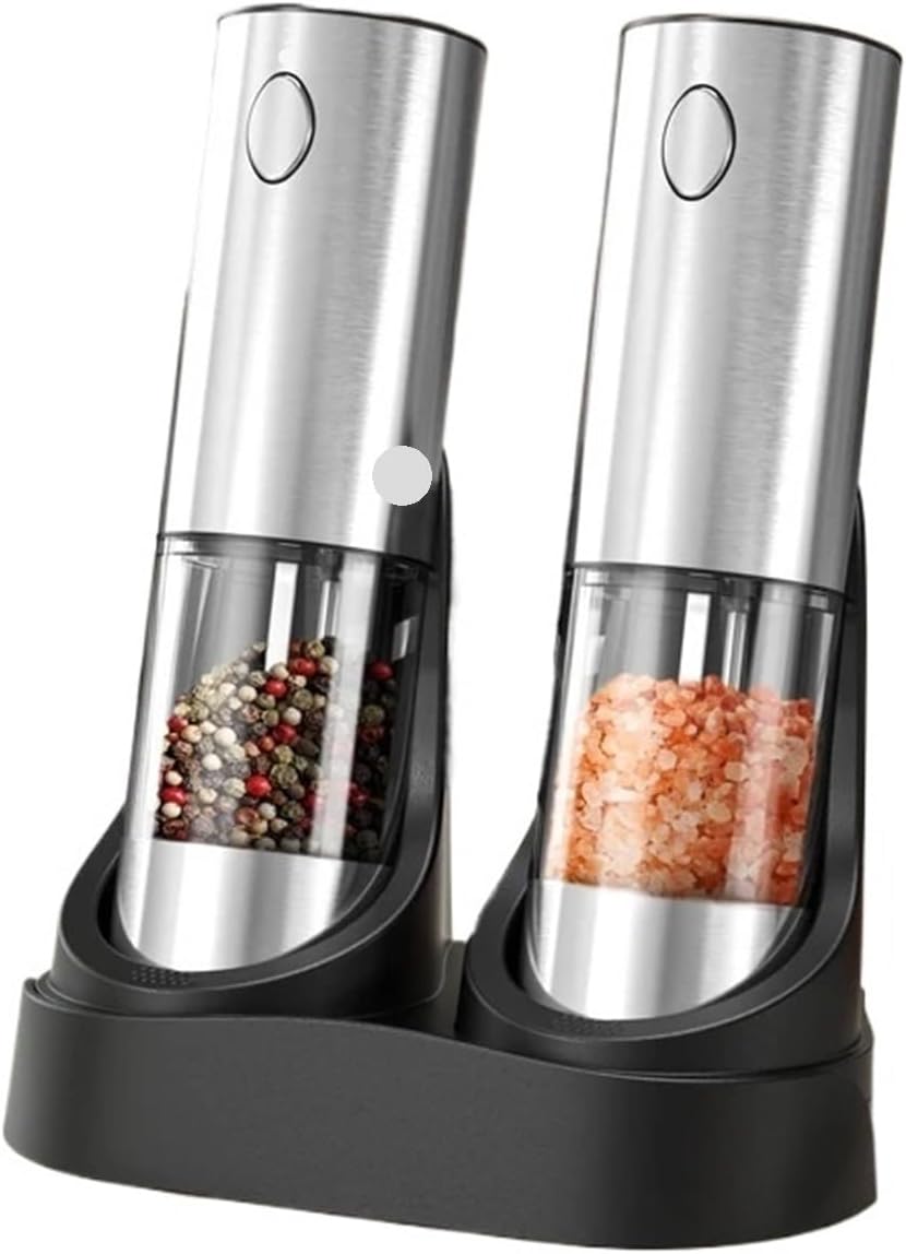Salt And Pepper Grinder With Adjustable Coarseness Kitchen Gadget