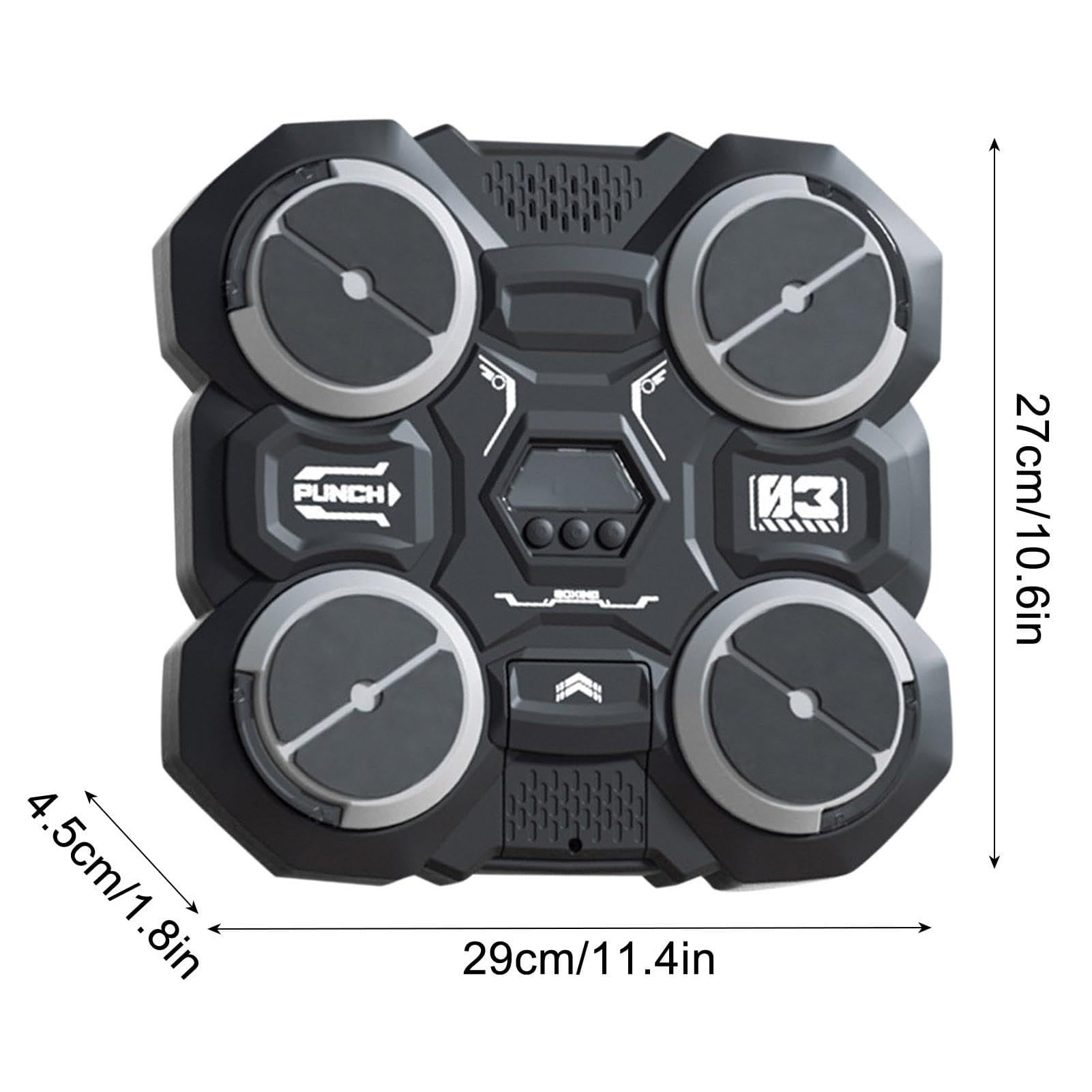 Attrezzo Fitness Boxe Con Luci Macchina Da Boxe Musicale | Allenatore Di Pugni Al Muro A 9 Boxe Con Luci LED