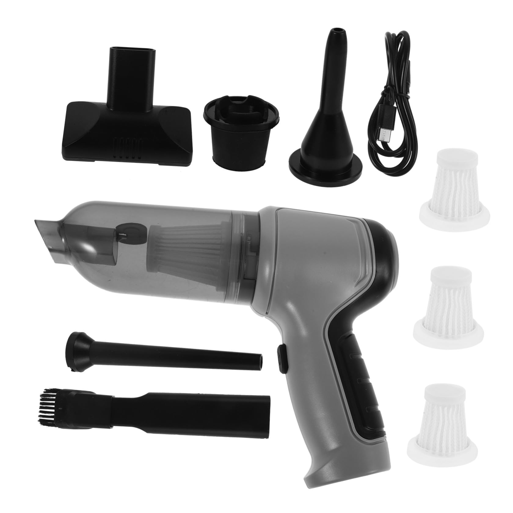 VALICLUD Aspirapolvere Portatile Cordless per Auto 9000 Pa, Mini Manuale