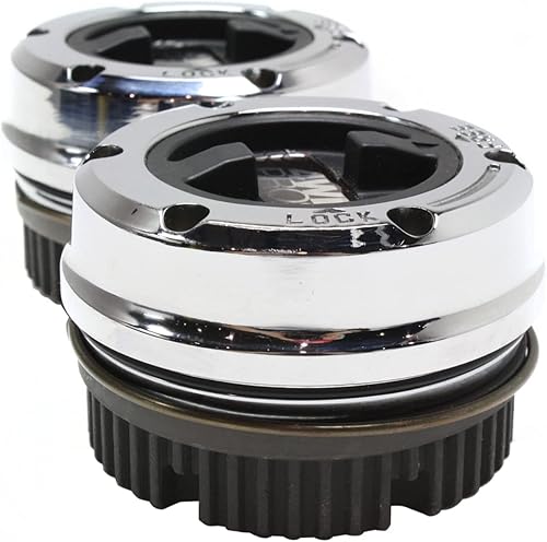 Miniatura 2 de Garage-Pro Locking Hub Set of 2 Compatible With Chevrolet Blazer 1969-1974, Chevrolet K10 1975-1981, Manual