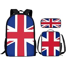 3 In 1 Student Bookbag for Kids Girls Boys School Backpack