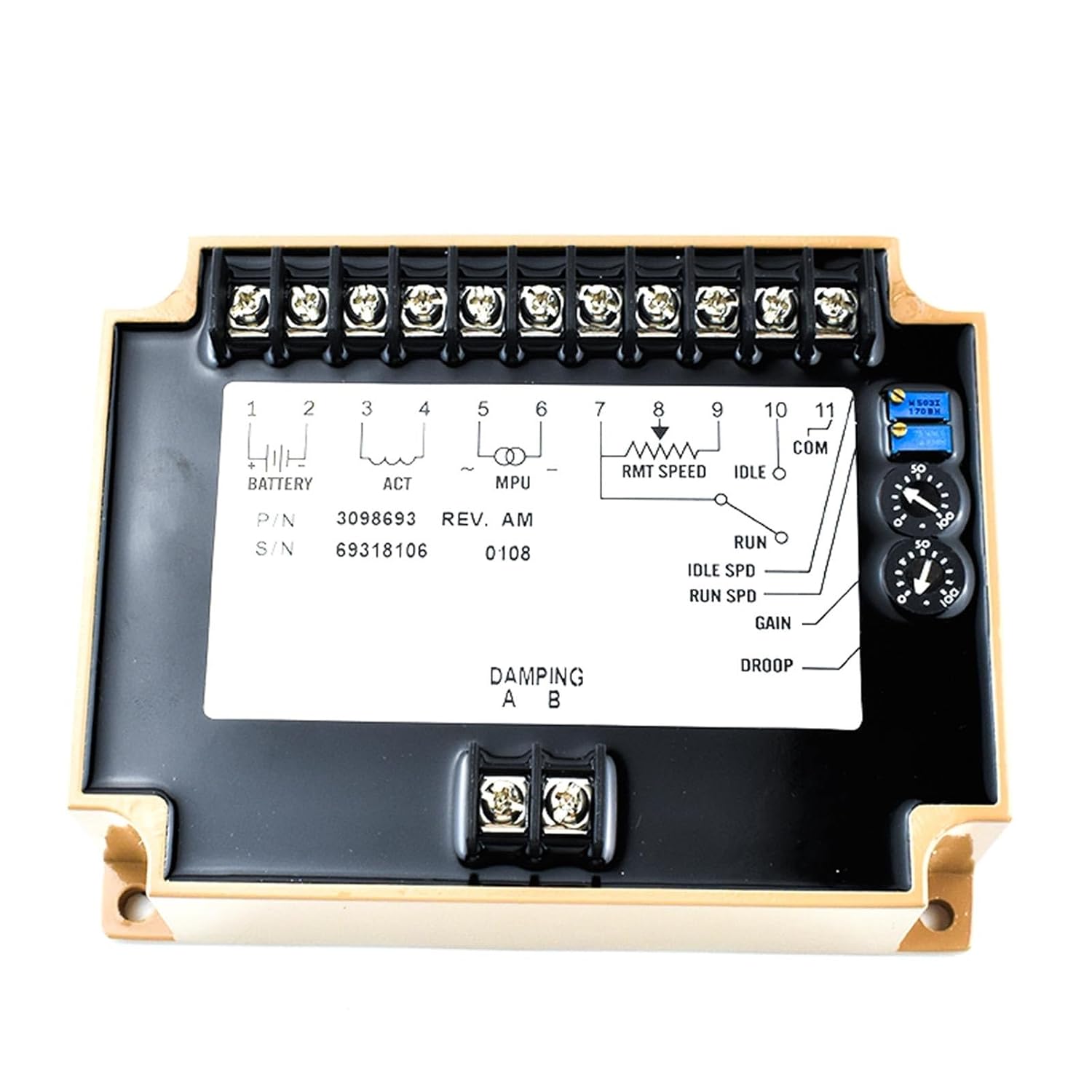 EFC 3098693 Generator Engine Speed Governor Speed Control Unit