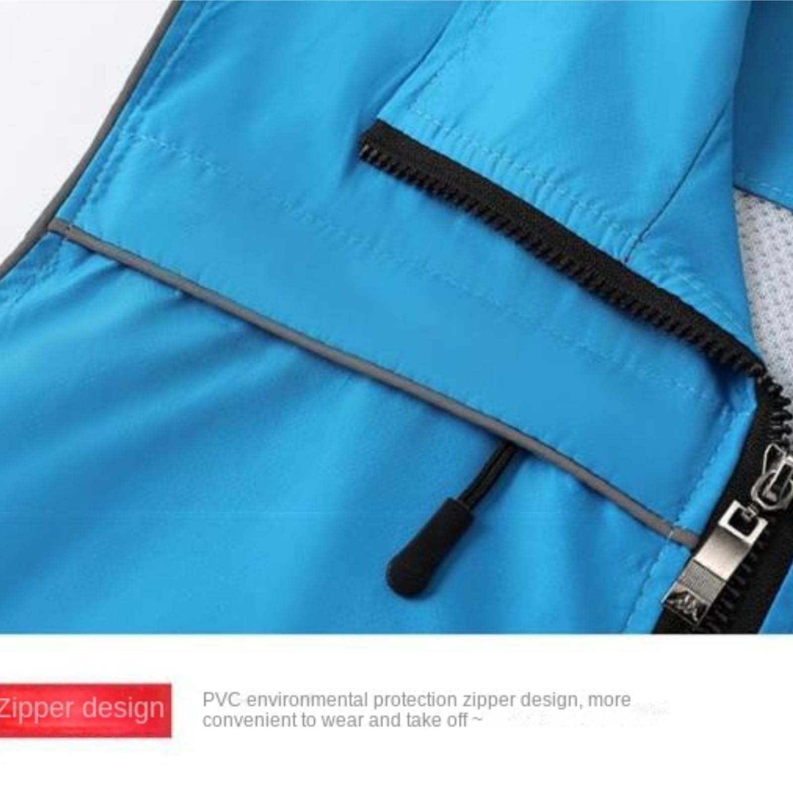 Gilet De Sécurité Imperméable avec Poches Et Veste Réfléchissante