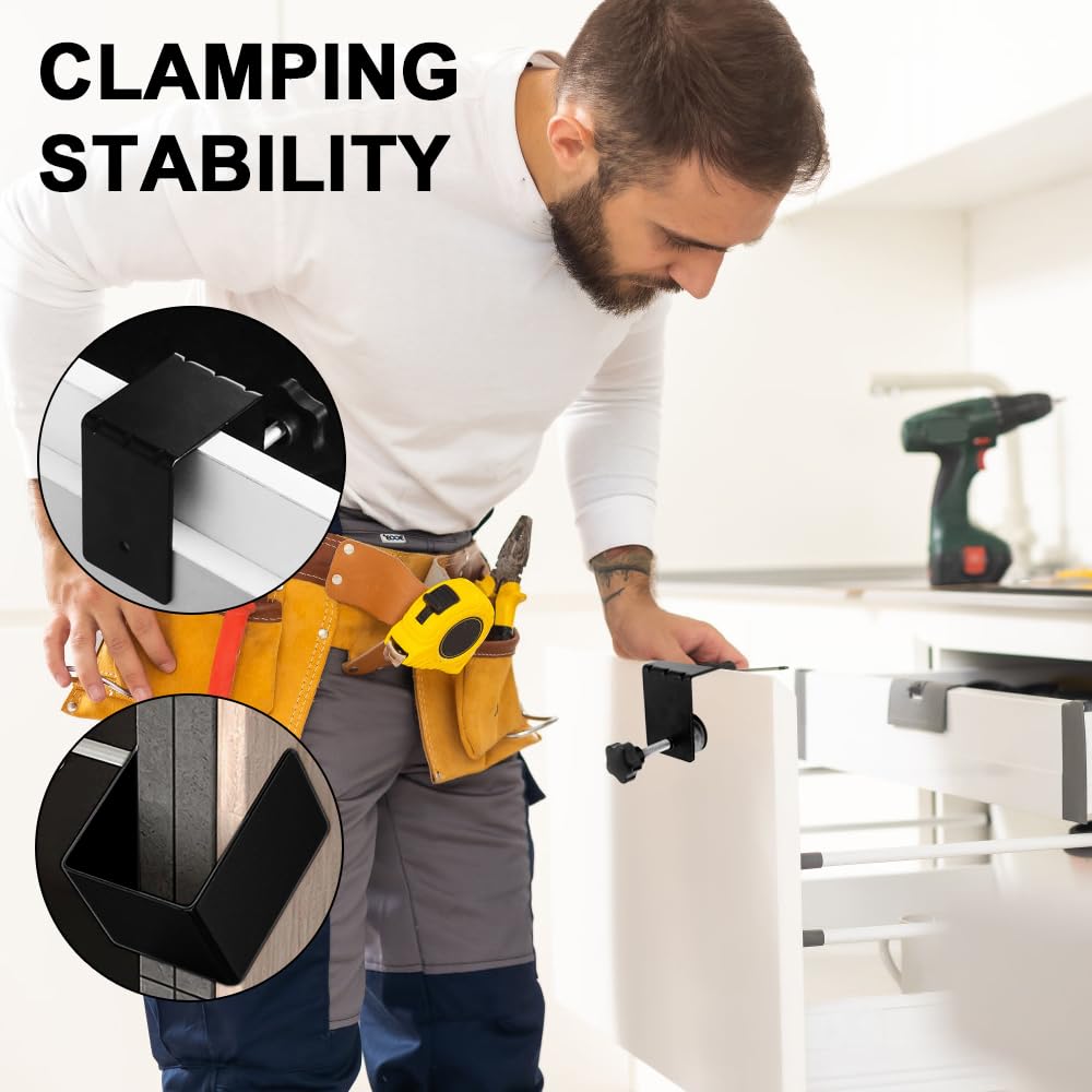 WORKPRO 6-delige klemmen voor houtwerk, 150 mm lichte en