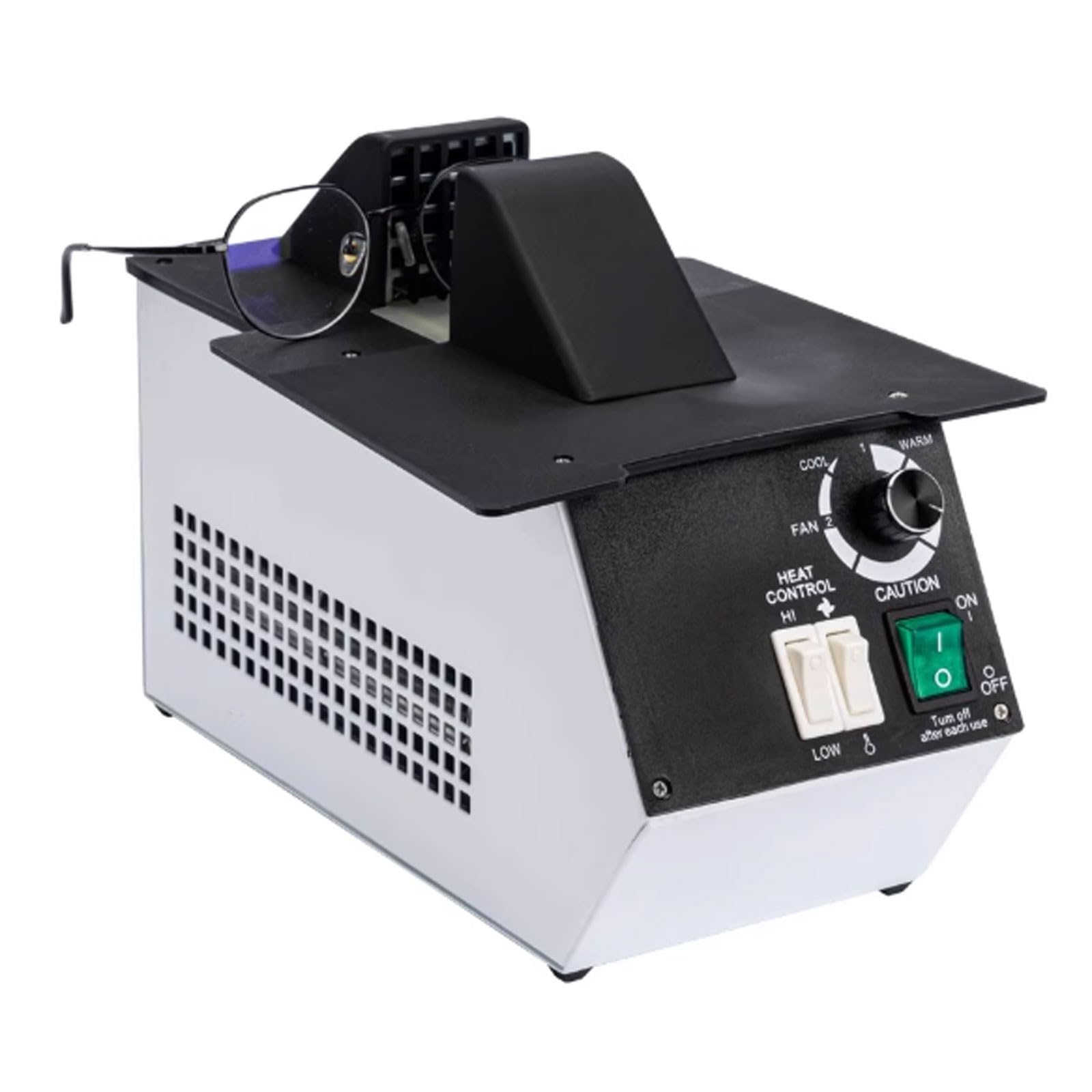 VitalisWorks Optical Eyeglass Frame Warmer, 1500W Adjustable 80-130℃ Heater, Hot & Cold Air, for Resin & Plastic Frames