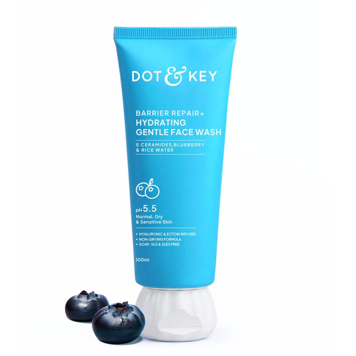 DOT & KEY Barrier Repair + Hydrating Gentle Face Wash With Probiotic | Ceremide Face Wash | For Dry Skin,Normal Skin & Sensitive Skin | Gently Cleanses Skin From Dirt & Oil For Unisex,100Ml-picture-28