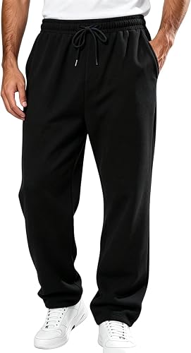 Track Pants Men Baggy Mens Casual Pants Loose Fit Classic Joggers Versatile Draw