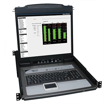 Tripp Lite NetDirector 8-Port Console KVM with 19-Inch LCD, 8 USB/PS2 Combo Cable Kits, 2-Level Password Security, 1U Rack Mount, B020-U08-19-K