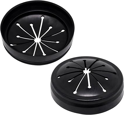 2pcs 3-3/8" Garbage Disposal Splash Guard, Quiet Garbage Guard Disposal Drain Cover Garbage Disposals Rubber Drain Plugs Sink Splash Guard Replacement