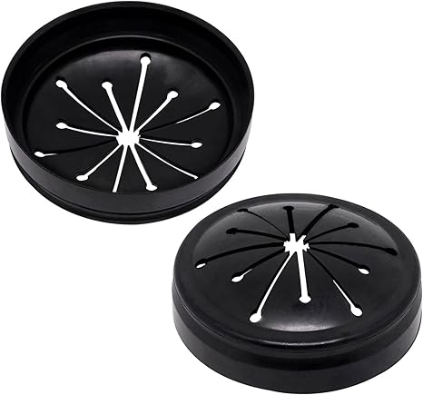 2pcs 3-3/8" Garbage Disposal Splash Guard, Quiet Garbage Guard Disposal Drain Cover Garbage Disposals Rubber Drain Plugs Sink Splash Guard Replacement