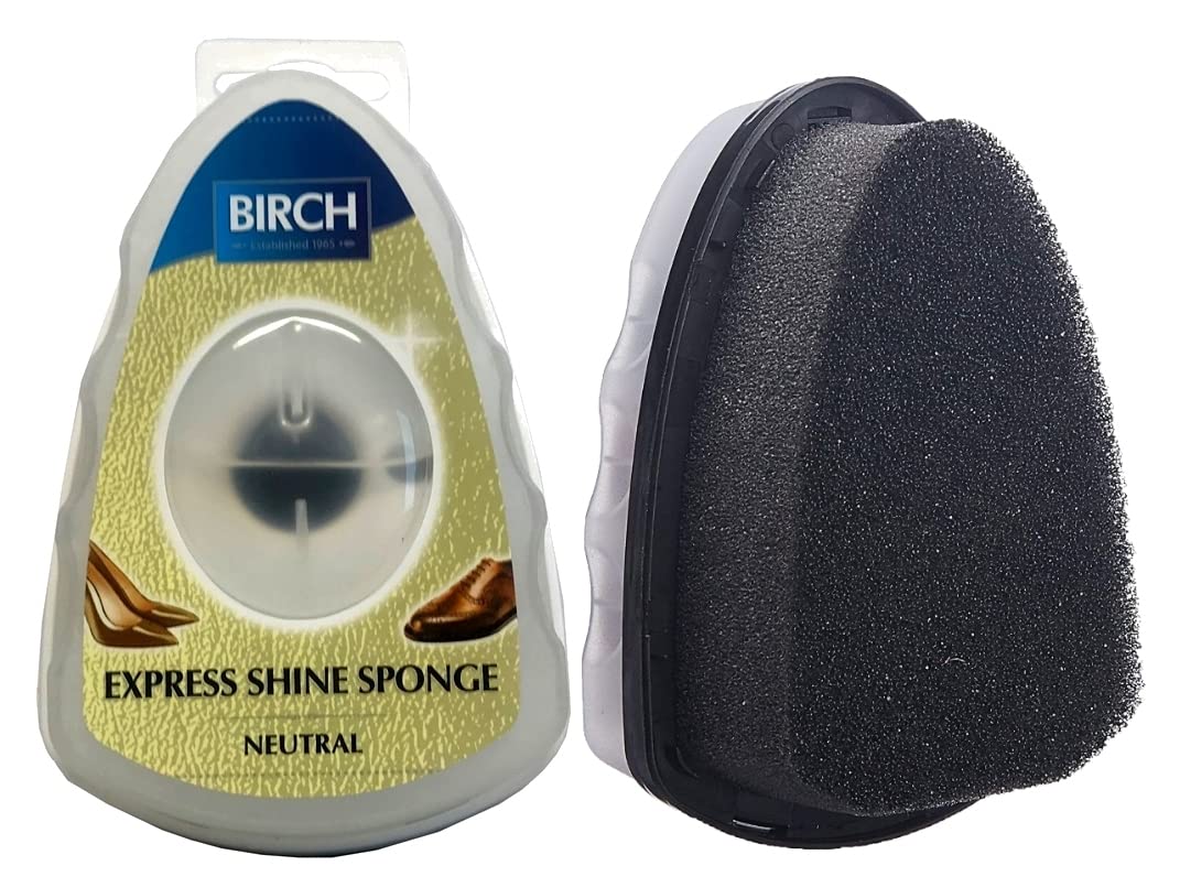 Express Shoes Shine Boots Instant Sponge Liquid Protect Polish Reservoir Neutral