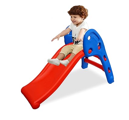 eHomeKart PLAYGRO Slide for Kids - First Slide Foldable Beginners Slider - for Boys and Girls - Perfect Slides / Toys for Home, Indoor or Outdoor - 1 Year to 3 Years - L106 x B55 x H72.5 cm