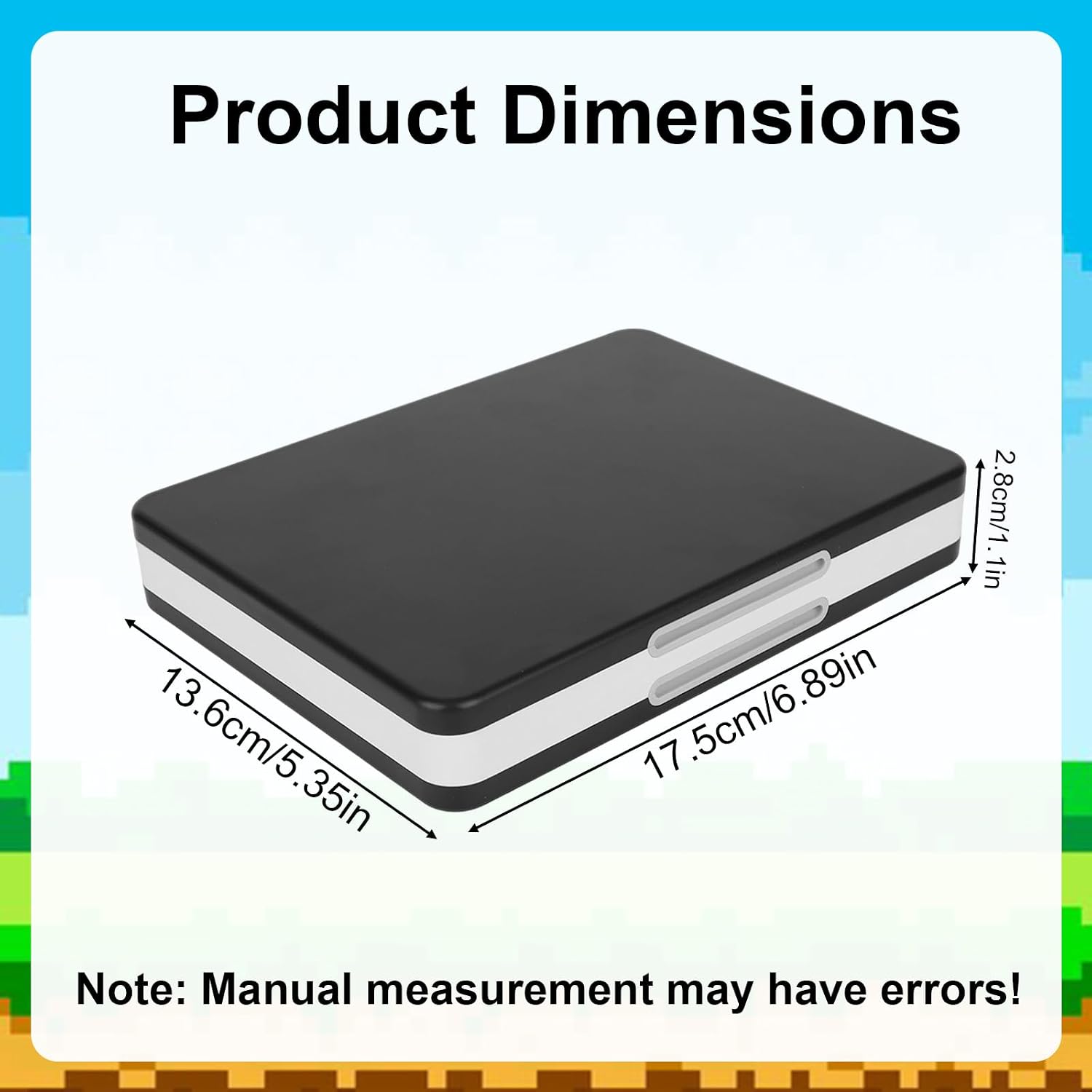48-Slot Game Card Case Compatible with Switch NEW 3DS XL/NEW 3DS / DSi XL/DSi LL/DS Lite, Hard Shell with Silicone Lining & Magnetic Closure Game Cartridge Holder Storage Organizer Accessories 3 61FuYvcWGoL. SL1500