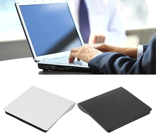 Miniatura 5 de Hilitand Unidad de DVD externa, portátil USB3.0 CD DVD Drive CD ROM Rewriter Laptop Caja de unidad óptica compatible con PC de escritorio Linux OS X