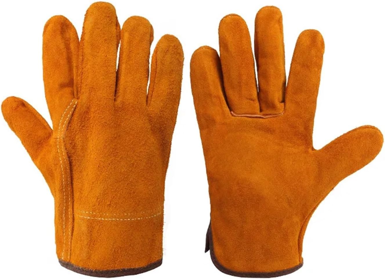 Double-Layer Cowhide Gloves Work Industrial Gear