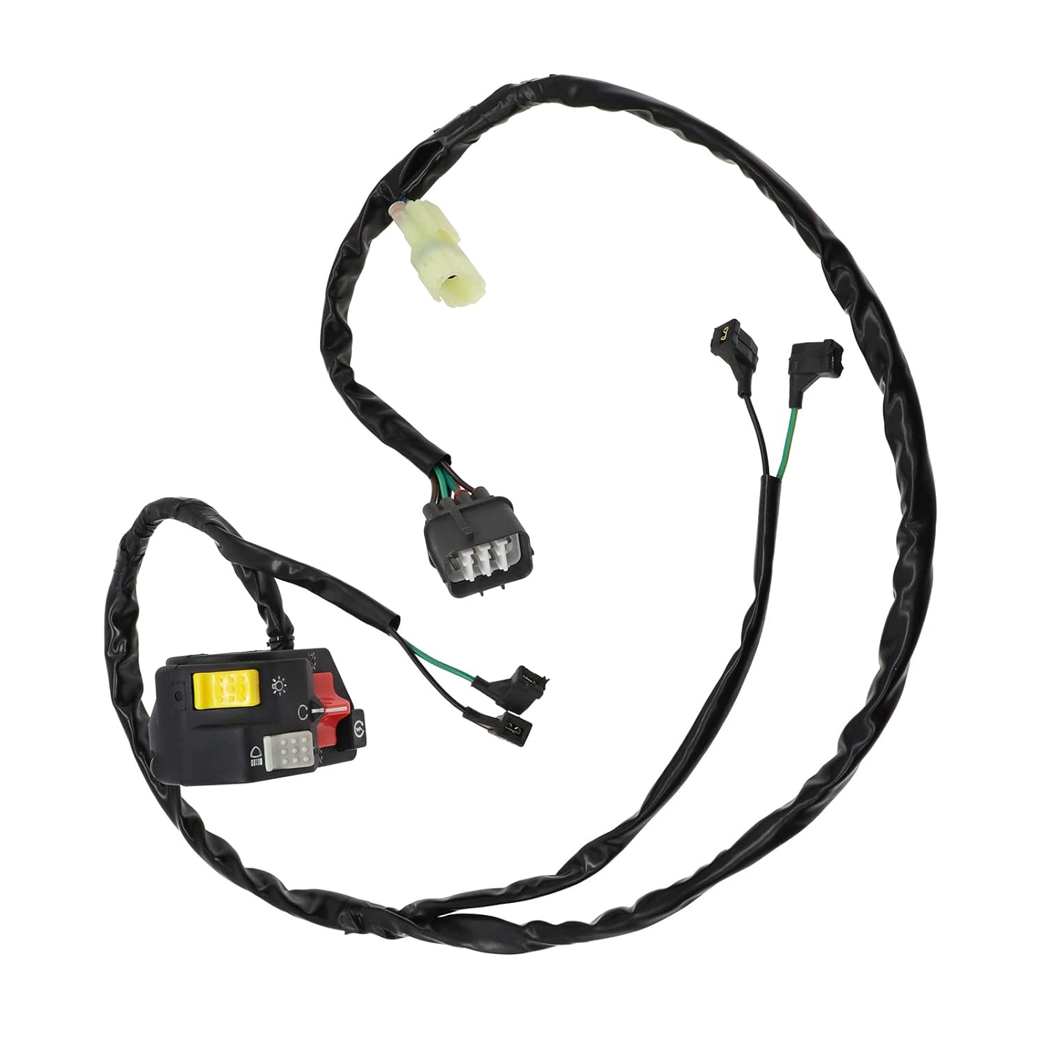 Autu Parts Left Handlebar Switch Start Kill Stop Light Headlight for Honda Rancher 350 TRX350 TRX350FM TRX350TM Replaces 35200-HN5-N02 35200-HN5-N01 35200-HN5-N03
