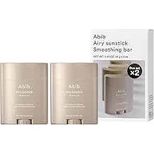 Abib Airy Sunstick Protection Bar DUO Broad Spectrum SPF50+ 1.62 oz / 46 g (Semi-matte) | Korean Suncreen Stick Suncare Sunblock, No Whitecast, Protector Solar Barra, Water resistant