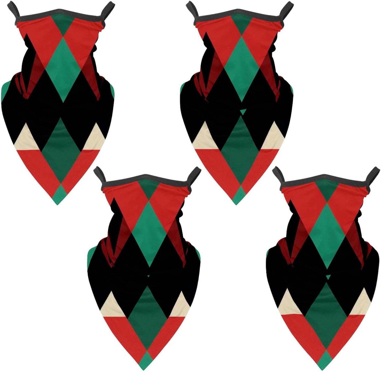 4 Pieces Palestine UV Protector Scarf, Summer Cooling Neck Gaiter for Men/Women