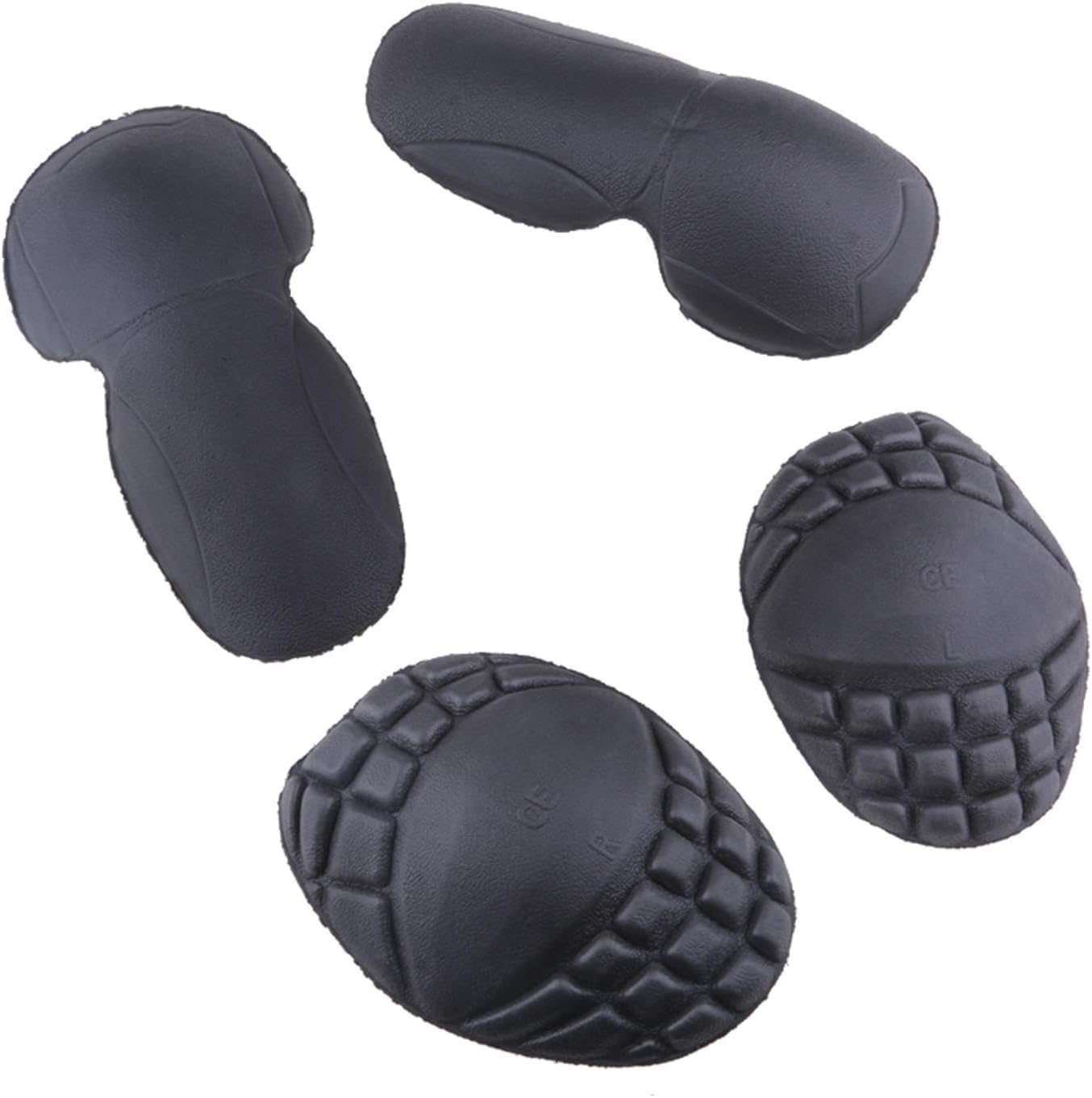 4X Elbow and Shoulder Pads Set, Removable Riding Protector for Adults, Lightweight EVA Protective Gear for Motorcycle Cycling Skiing Skating