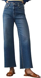 KUNMI Jeans for Women Wide Leg Baggy High Waist Boyfriends Straight Leg Stretchy Denim Pants Trendy Fall 2026
