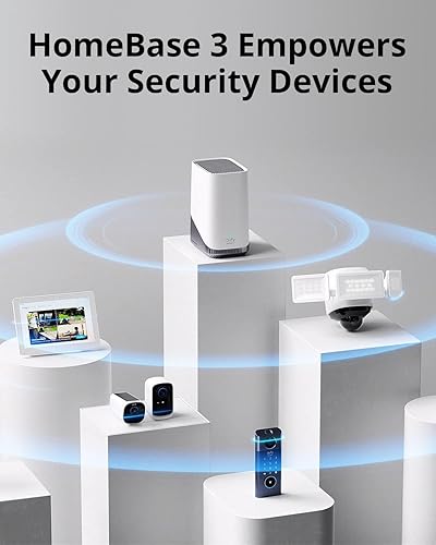 Miniatura 4 de eufy Security SoloCam S340 con HomeBase 3, cámara de seguridad solar, cámara inalámbrica para exteriores, vigilancia de 360, sin puntos ciegos,