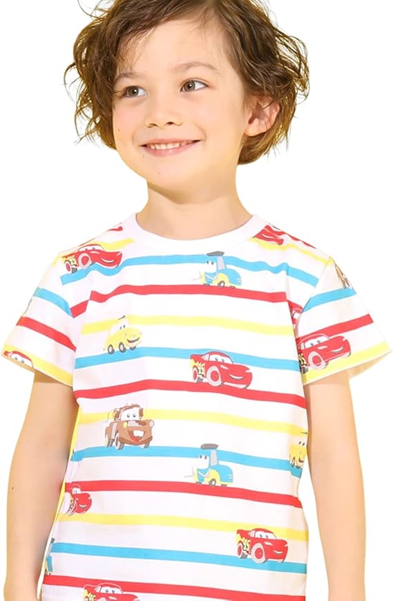 Amazon 子供服 女の子 男の子 キッズ かわいい おしゃれ こどもの日 プレゼント ディズニー Tシャツ 130cm カーズ 5134k Tシャツ カットソー 通販