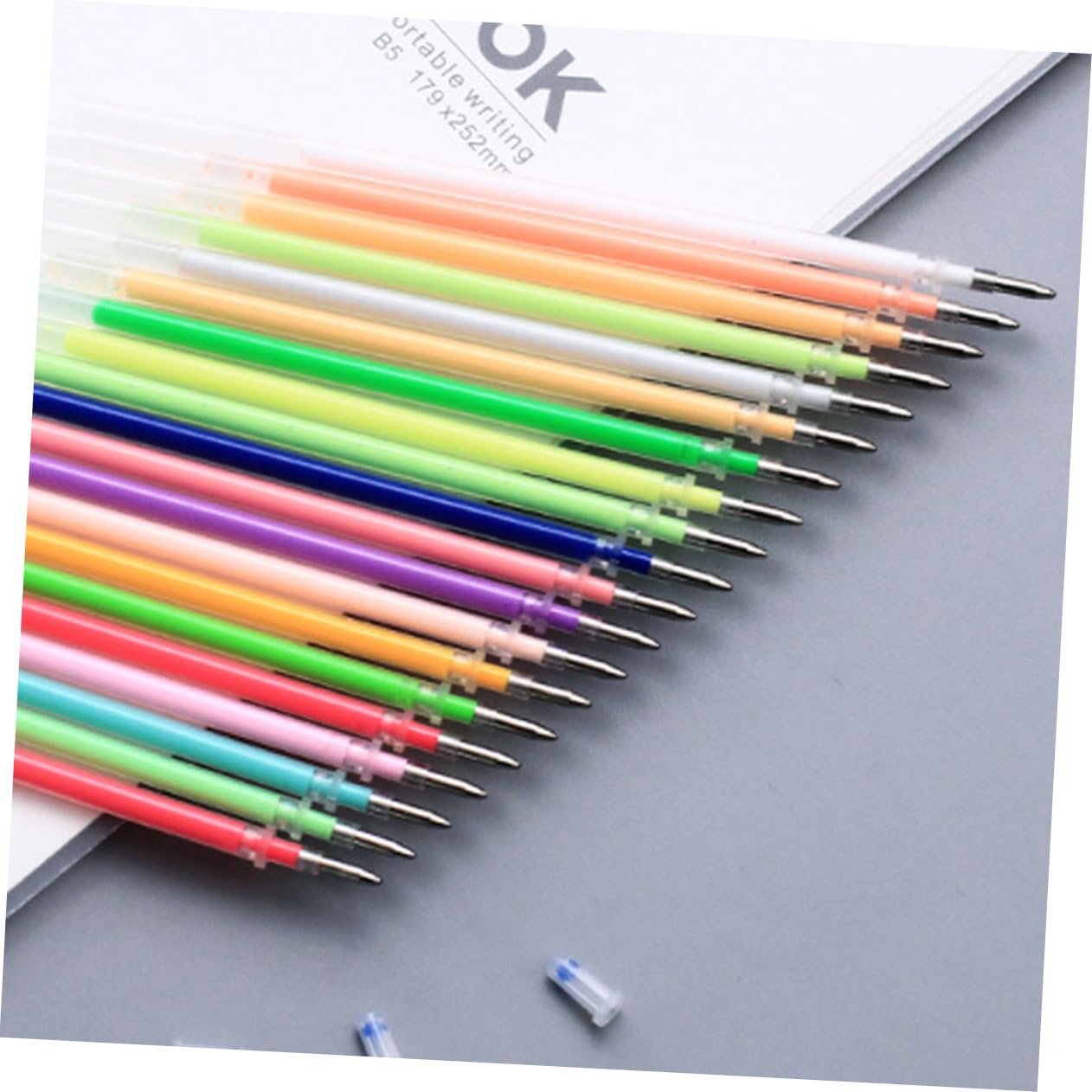 LALAFINA Lot De 3 Recharges De Stylos Haute Performance Pointe De 0 8 Mm Pour Stylos Scolaires Et De Bureau 100 Pièces X 3