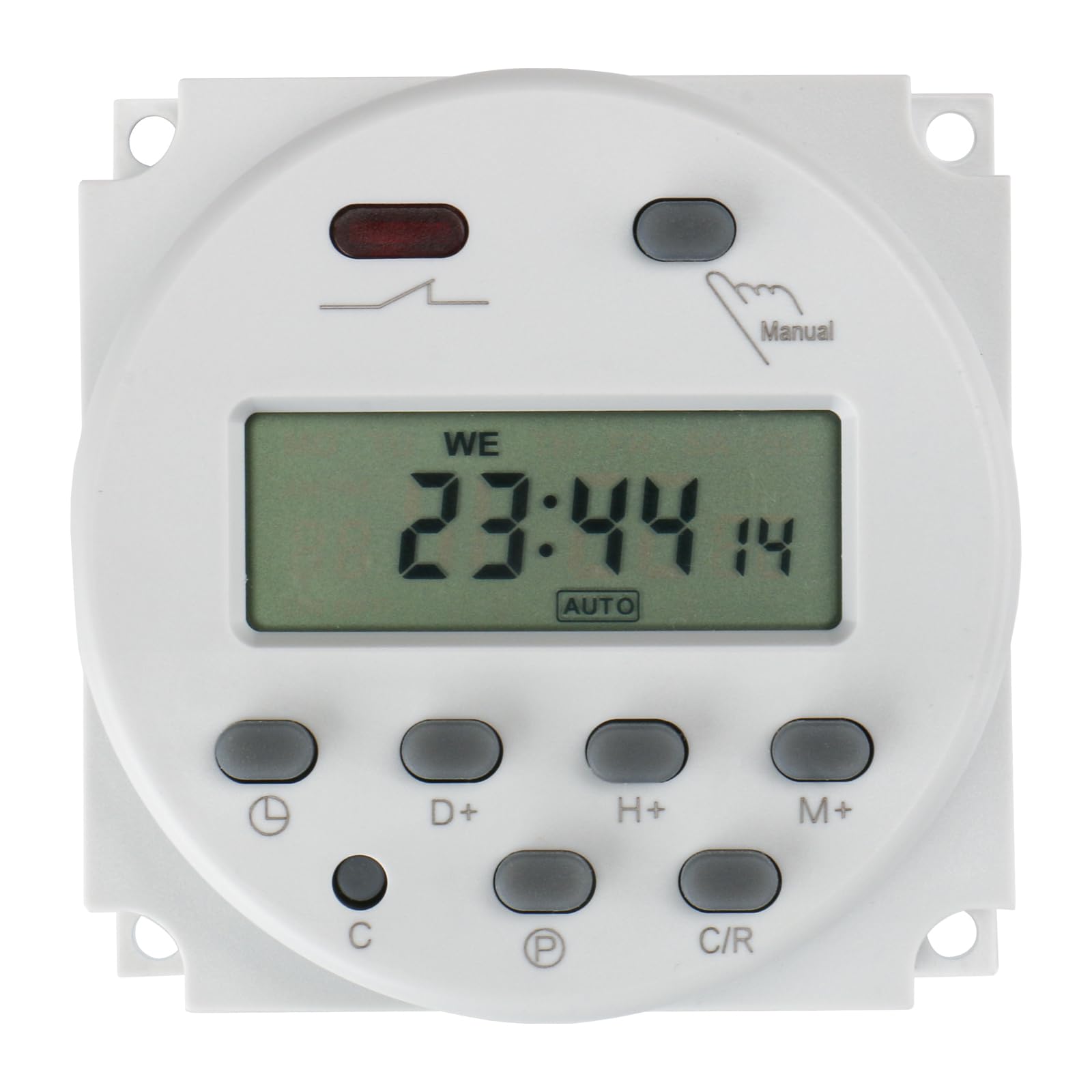 Baomain CN101A 24 V DC/AC Numérique LCD Alimentation Programmable Minuterie Minuterie Interrupteur Relais 16A