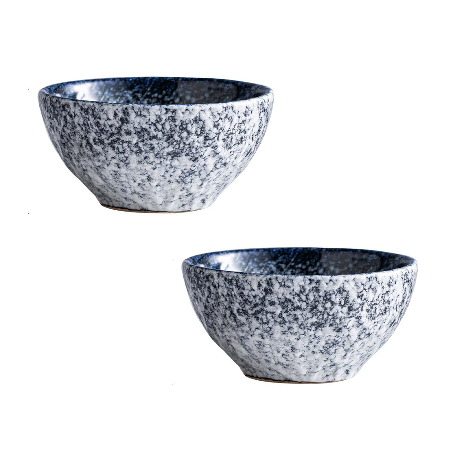 YTSMZX Bowls Set of 2 Ceramic Bowls for Kitchen Deep Bowls for Cereal Salad Fruits Noodle Dishwasher Microwave Safe,290ml,Multi colored