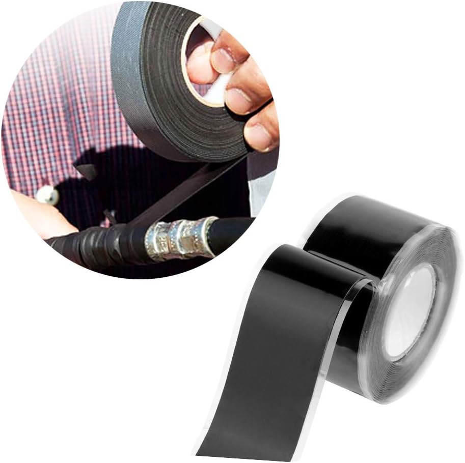 2 x Repair Tape Silicone Waterproof Sealing Tape Rescue Tape Self Fusing Tape Operating Temperature -60 C to 260 C