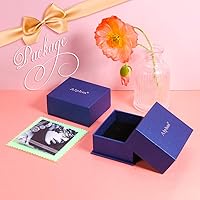 Vista 7 de ALPHM - Tobillera para de plata esterlina ajustable, para mujer