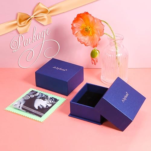 Miniatura 8 de ALPHM - Tobillera para de plata esterlina ajustable, para mujer