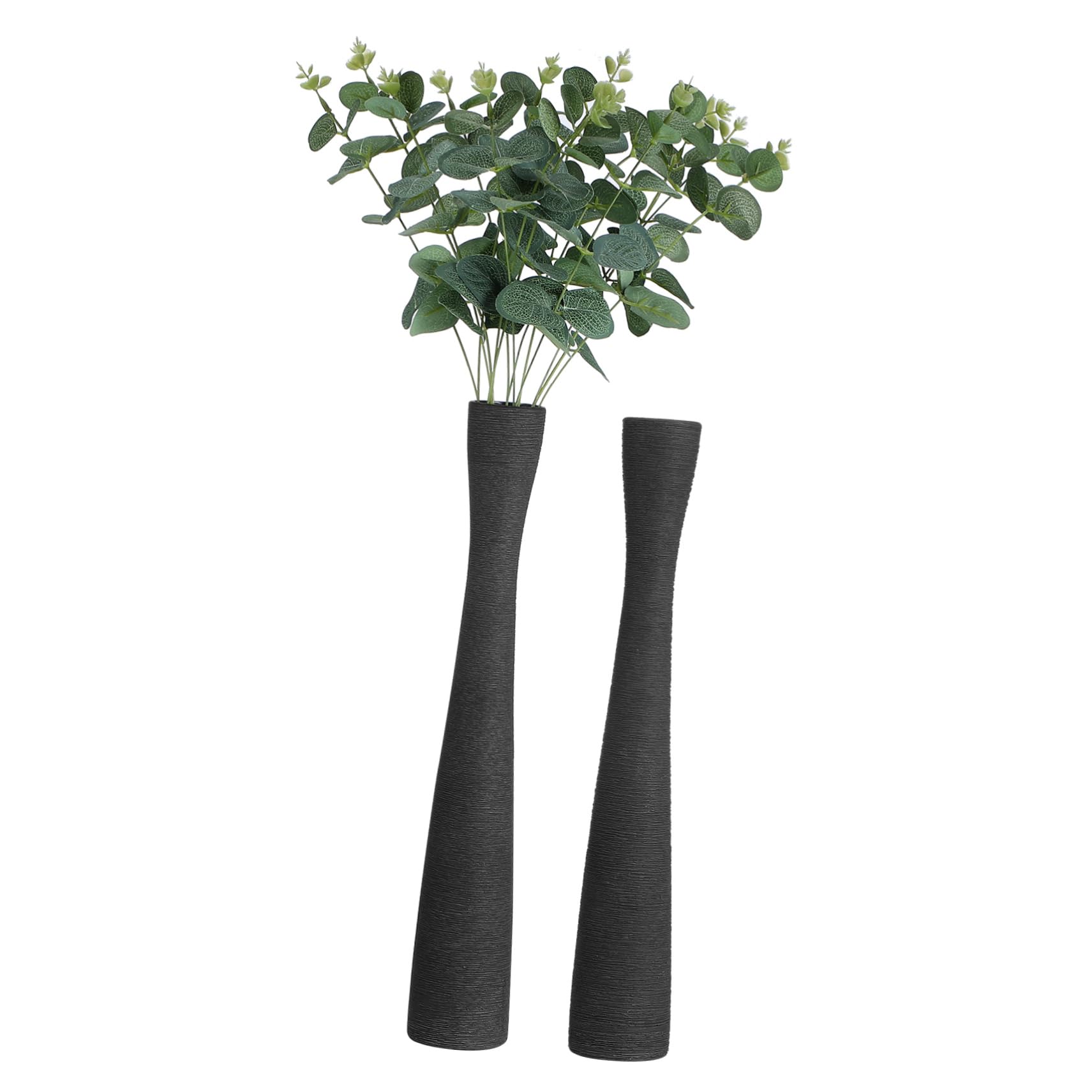 Alipis 2piezas Jarrón De Cerámica De Cuello Estrecho Jarrones De Piso para Flores Decorativos para Sala De Estar y Oficina