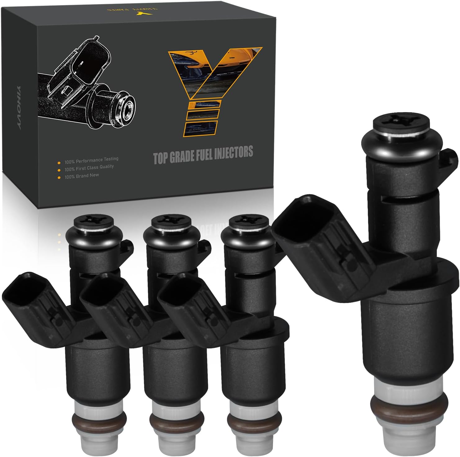Upgraded Fuel Injectors FJ1540 fit for Honda Civic 2016 2017 2018 2019 2020 2021 16 17 18 19 20 21 L4 2.0L, 164505BAL01, 164505BALO1, FJ1295 (4)