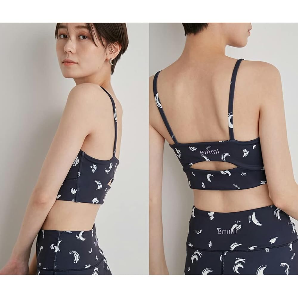 Amazon | [エミ] Wellness &Training WEAR MOON柄ブラトップ