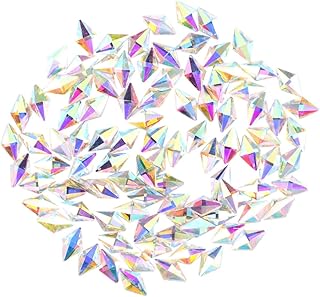 Beaupretty 100 Pçs Broca De Unhas Decorar Strass Decoração Da Arte Do Prego Japonês Manicure Plana Lantejoulas Pedra Nua Arte Do Prego Strass Longo Gota De Água Sinfonia Prego Strass Gemas