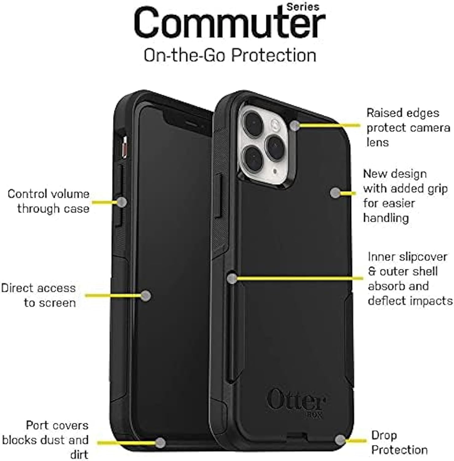 OtterBox Commuter Series Case for iPhone 11 PRO with Screen Protector - Non-Retail Packaging - Mint Way