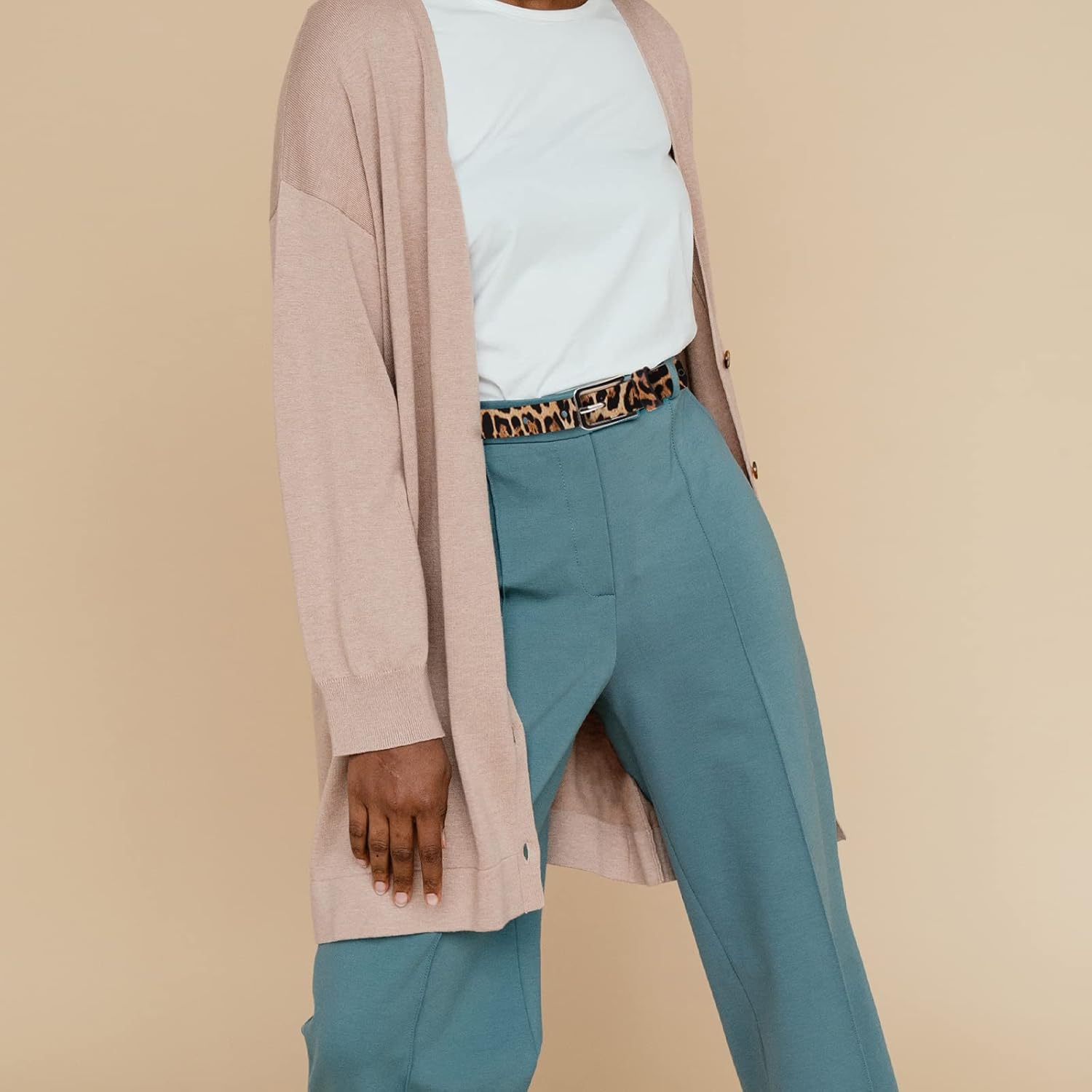 LUOZZY 2 Pcs Leopard Belts for Women Square Zebra Cheetah Print Belt with Buckle Fashion Jeans Belts for Women - Image 5