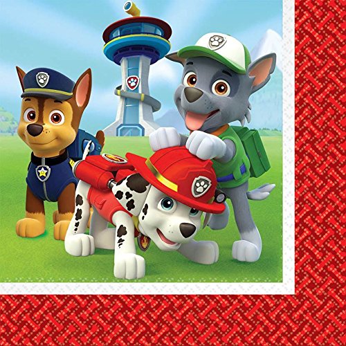 Paw Patrol Party Supplies 32 Pack Lunch Napkins