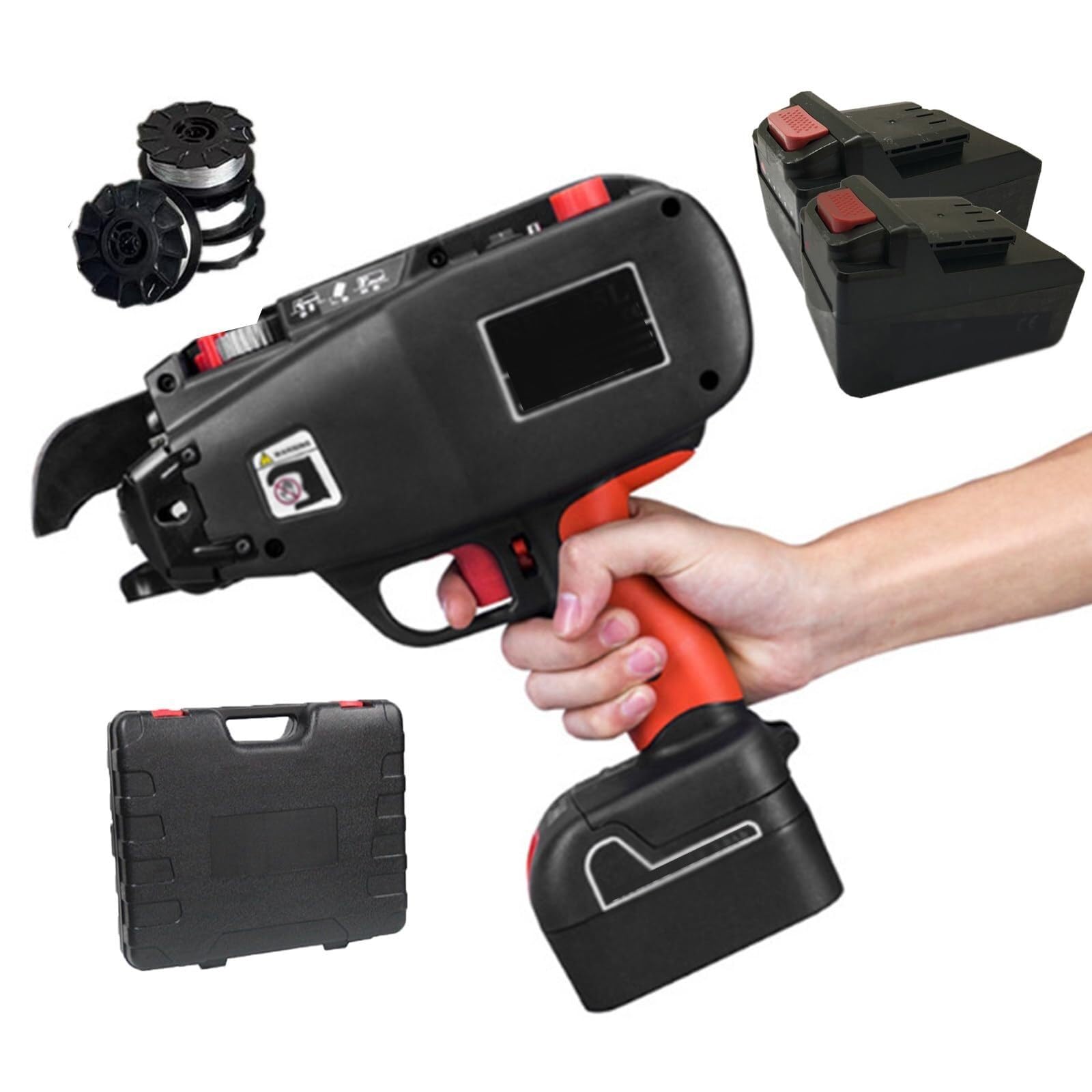 Electric Rebar Tier Tying Machine,Steel Bar Rod Binding Tool Range: 4-45mm