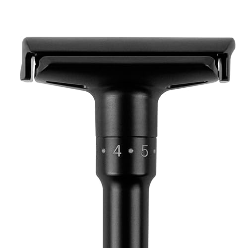 Miniatura 5 de QSHAVE Juego de maquinilla de afeitar de seguridad de doble borde ajustable (azor)