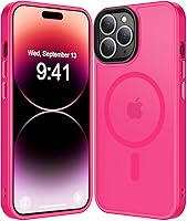 Vista 31 de Funda compatible con iPhone 14/13 [compatible con Magsafe y protección de grado militar] Funda delgada magnética translúcida mate para iPhone 13/14