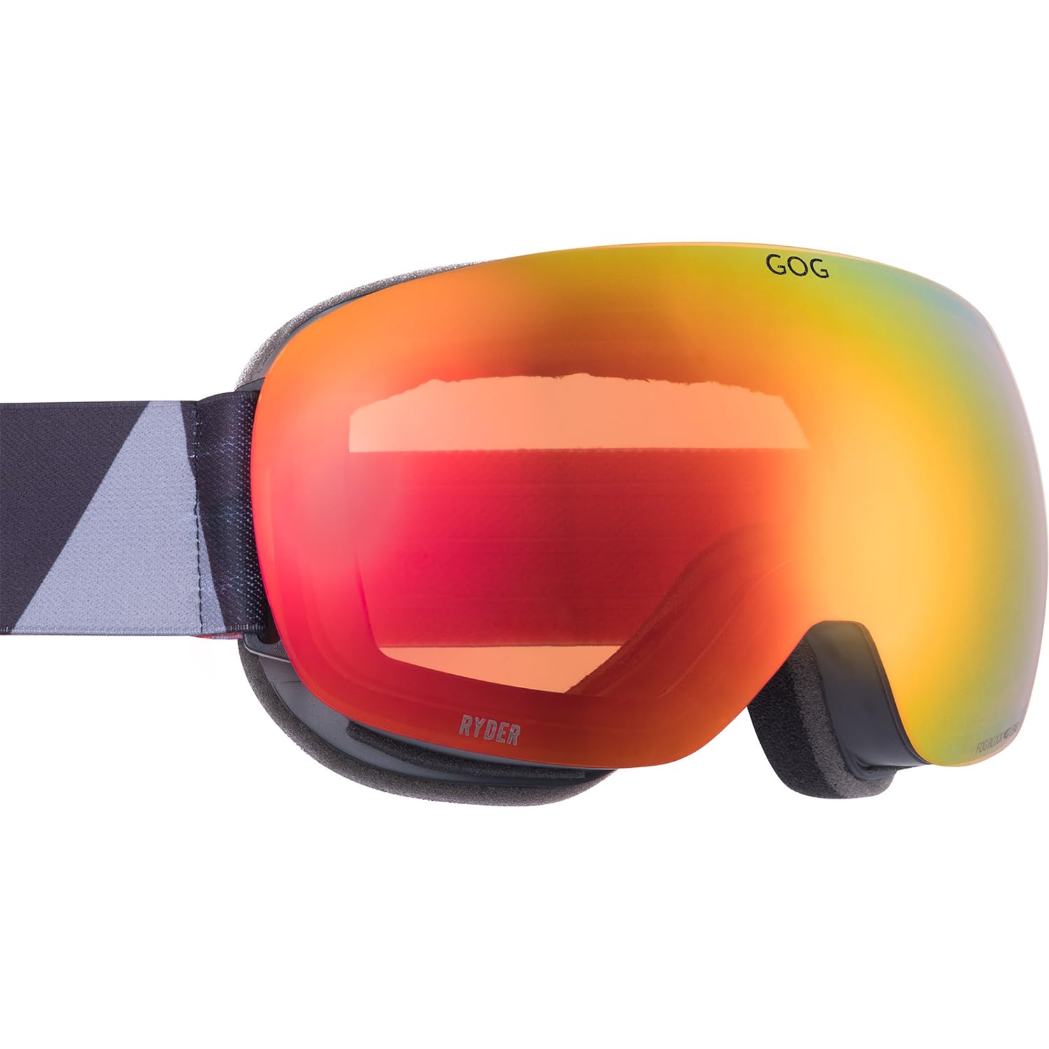 GOG - Gogle narciarskie unisex Ryder UV400 z lustrzanymi szkłami