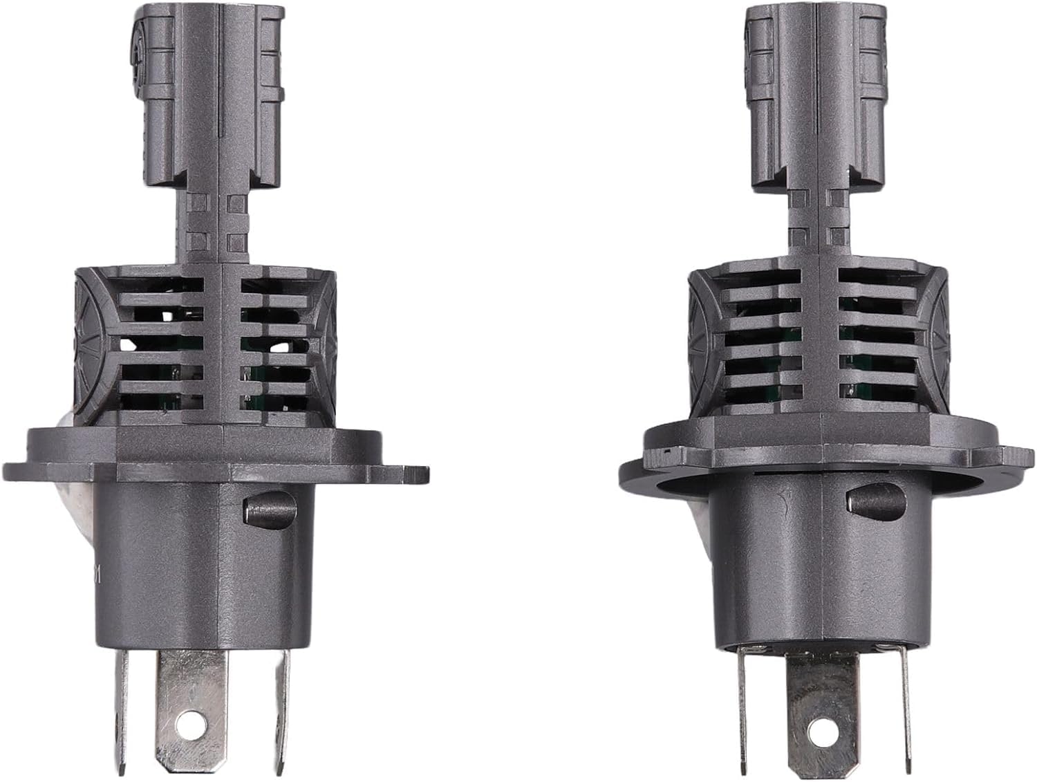 Termitor Latest H4/9003/HB2 Bulbs Hi/Low Beam, 50,000LM Brightness, 6500K Cool White, 1:1 Halogen Size Automotive Replacement H4 9003 HID Fog Lights, Plug-N-Play, IP68 Waterproof, Pack of 2