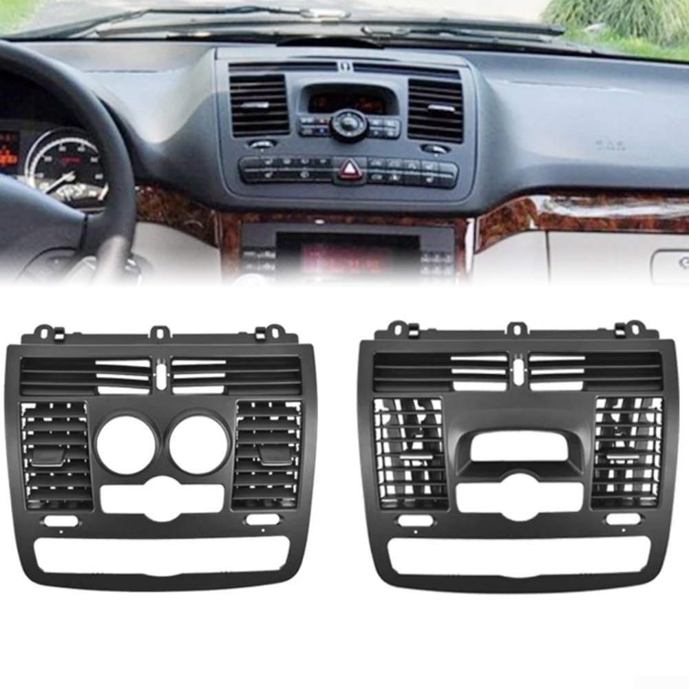 Panel de salida de aire acondicionado para coche, para Mercedes, para Vito para Viano para W636 2004-2015, fácil instalación, resiste arañazos (A)