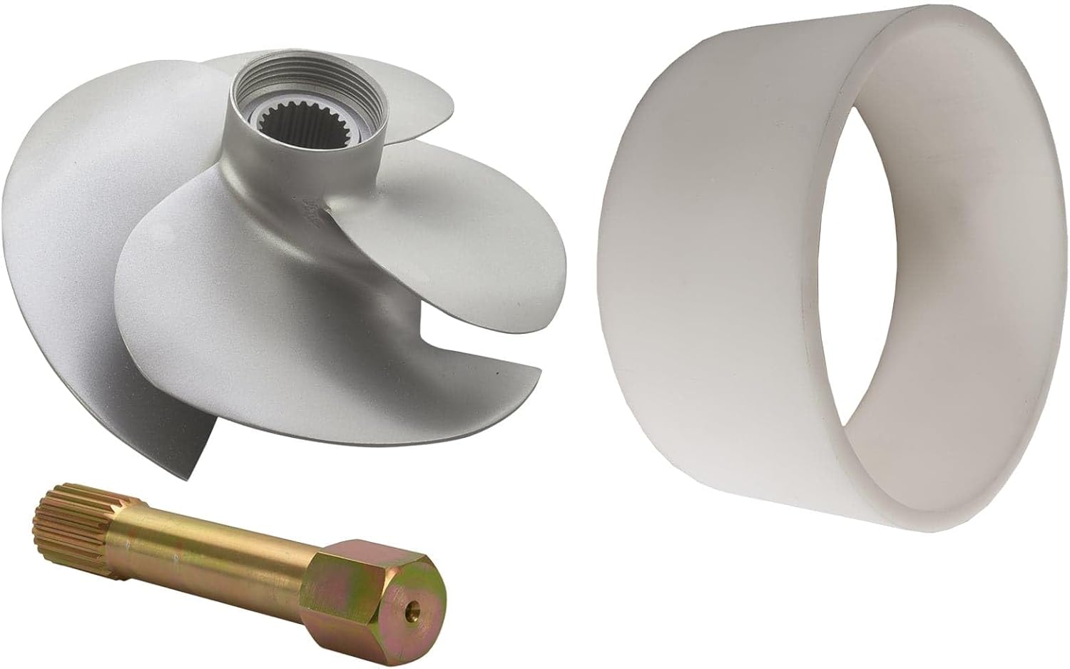 Impeller Kit Compatible with Sea-Doo 2003-2004 GTX 4-Tec LTD SC 185HP (Wear Ring Kit)