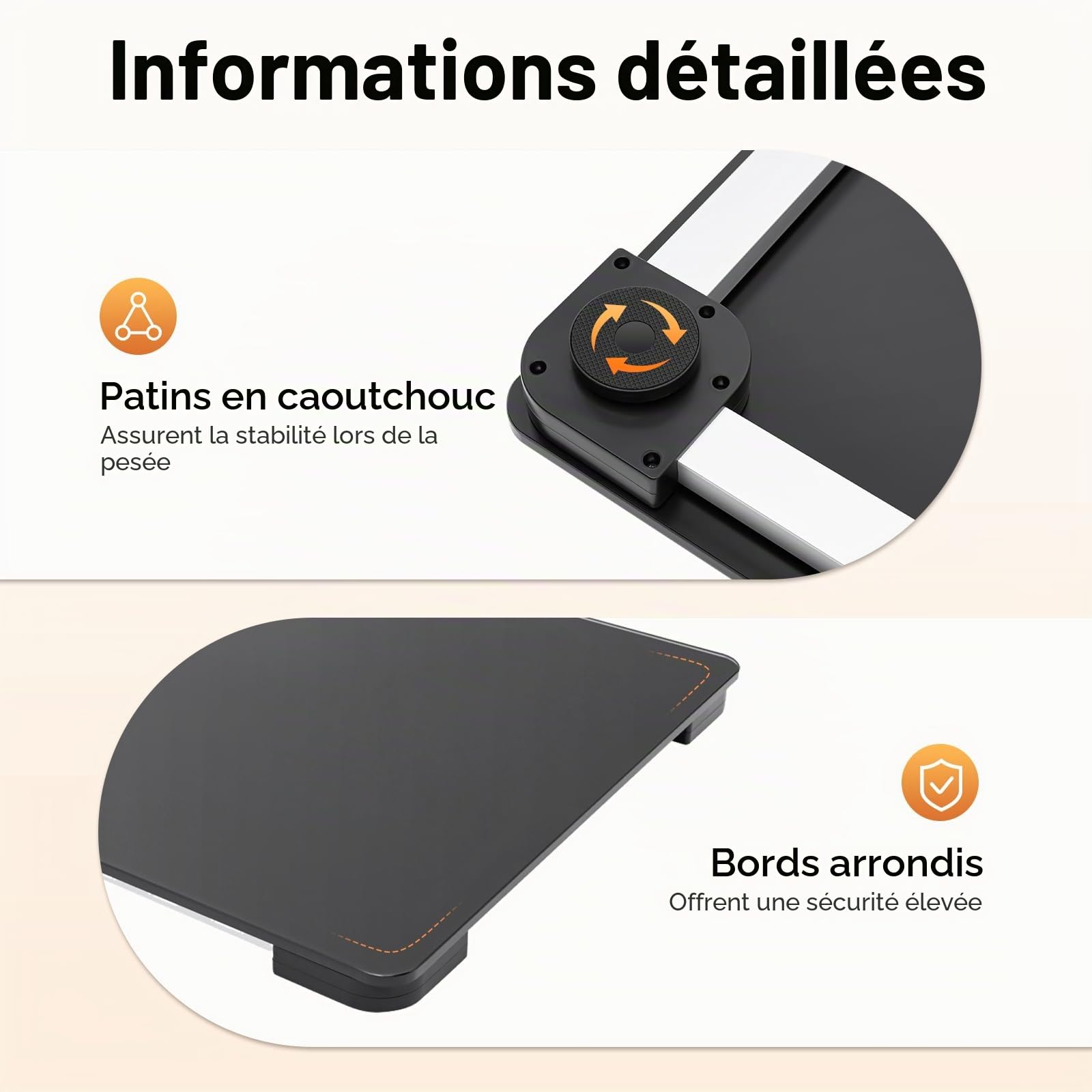 Balance vétérinaire de haute précision pour animaux de compagnie - Pèse-plateforme LCD - Écran en verre martelé - Coupe sur mesure pour grands chiens