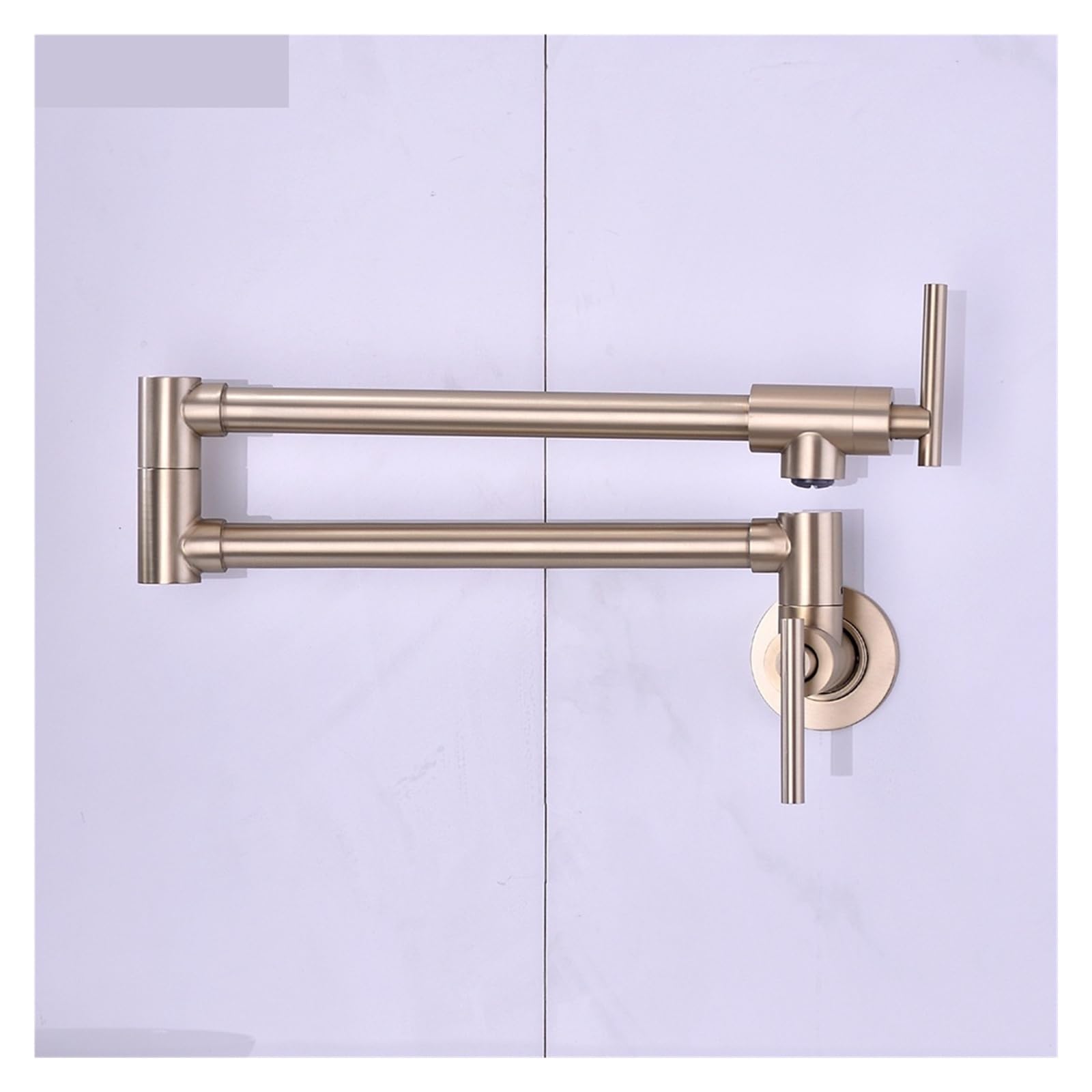 Grifos mezcladores para Fregadero Plegables de Pared llenar ollas Individuales Agua fría Grifo Cocina Plegable Giratorio la mayoría los escenarios.